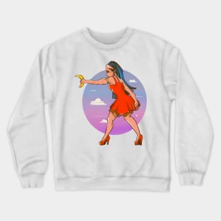 Banana gun comic Crewneck Sweatshirt